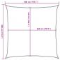 Preview: Sonnensegel Hellgrau 3x3 m 100% Polyester Oxford