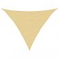 Preview: Sonnensegel Sandfarbe 3x3x4,24 m 100% Polyester Oxford