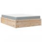 Preview: Bett mit Matratze 120x200 cm Massivholz Kiefer