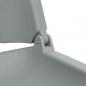 Preview: 2-tlg. Bootssitz-Set Klappbar Kein Kissen Grau 48x51x41 cm