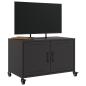 Preview: TV-Schrank Schwarz 68x39x43,5 cm Stahl