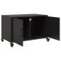 Preview: TV-Schrank Schwarz 68x39x43,5 cm Stahl