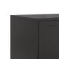 Preview: TV-Schrank Schwarz 68x39x43,5 cm Stahl