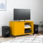 Preview: TV-Schrank Senfgelb 68x39x43,5 cm Stahl