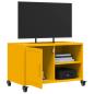 Preview: TV-Schrank Senfgelb 68x39x43,5 cm Stahl