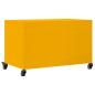 Preview: TV-Schrank Senfgelb 68x39x43,5 cm Stahl
