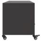 Preview: TV-Schrank Schwarz 100,5x39x43,5 cm Stahl