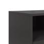 Preview: TV-Schrank Schwarz 100,5x39x43,5 cm Stahl