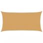 Preview: Sonnensegel 160 g/m² Rechteckig Sandfarben 2,5x5 m HDPE