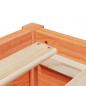 Preview: Massivholzbett ohne Matratze Wachsbraun 120x200 cm Kiefernholz