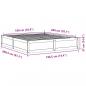 Preview: Massivholzbett ohne Matratze Wachsbraun 180x200 Kiefernholz