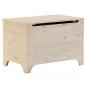 Preview: Truhe mit Deckel RANA 80x49x54 cm Massivholz Kiefer