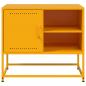Preview: TV-Schrank Senfgelb 68x39x60,5 cm Stahl