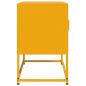 Preview: TV-Schrank Senfgelb 68x39x60,5 cm Stahl