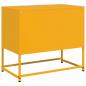 Preview: TV-Schrank Senfgelb 68x39x60,5 cm Stahl