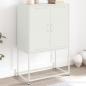 Preview: ARDEBO.de - TV-Schrank Weiß 68x39x60,5 cm Stahl