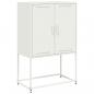 Preview: TV-Schrank Weiß 68x39x60,5 cm Stahl