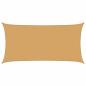 Preview: Sonnensegel 160 g/m² Rechteckig Sandfarben 2x4 m HDPE