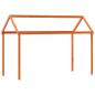 Preview: Hochbett mit Dach Wachsbraun 90x200 cm Massivholz Kiefer