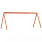 Preview: Hochbett mit Dach Wachsbraun 75x190 cm Massivholz Kiefer