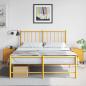 Preview: Nachttische 2 Stk. Senfgelb 36x39x43,5 cm Stahl