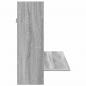 Preview: Wand-Schreibtisch Grau Sonoma 105x48x75 cm Holzwerkstoff