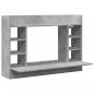 Preview: Wand-Schreibtisch Betongrau 105x48x75 cm Holzwerkstoff