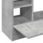 Preview: Wand-Schreibtisch Betongrau 105x48x75 cm Holzwerkstoff