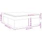 Preview: Boxspringbett mit Matratze Schwarz 180x200 cm Stoff