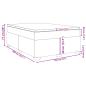 Preview: Boxspringbett mit Matratze Dunkelbraun 160x200 cm Stoff
