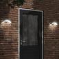 Preview: ARDEBO.de - LED-Außenwandleuchten 2 Stk. Schwarz Aluminiumdruckguss