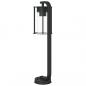Preview: Wegeleuchte Schwarz 60 cm Edelstahl
