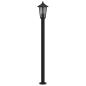Preview: Wegeleuchte Schwarz 120 cm Edelstahl