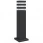 Preview: ARDEBO.de - Wegeleuchte Schwarz 50 cm Aluminium