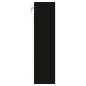 Preview: Vitrinenschrank Schwarz 100x15x58 cm Holzwerkstoff