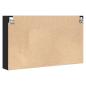 Preview: Vitrinenschrank Schwarz 100x15x58 cm Holzwerkstoff