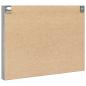 Preview: Vitrinenschrank Grau Sonoma 100x8,5x75 cm Holzwerkstoff