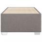 Preview: Bettgestell Taupe 80x200 cm Stoff