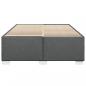Preview: Bettgestell ohne Matratze Dunkelgrau 160x200 cm Stoff