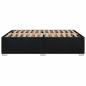 Preview: Bettgestell ohne Matratze Schwarz 140x190 cm Stoff