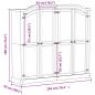 Preview: Kleiderschrank Corona 194x52x186 cm Massivholz Kiefer