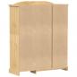 Preview: Kleiderschrank Corona 151,5x52x186 cm Massivholz Kiefer
