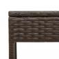 Preview: 3-tlg. Sonnenliegen-Set mit Auflage Braun Poly Rattan