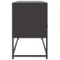 Preview: TV-Schrank Schwarz 100,5x39x60,5 cm Stahl