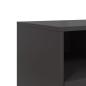 Preview: TV-Schrank Schwarz 100,5x39x60,5 cm Stahl