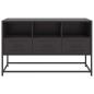 Preview: TV-Schrank Schwarz 100,5x39x60,5 cm Stahl