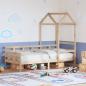 Preview: Tagesbett mit Dach 90x190 cm Massivholz Kiefer
