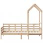 Preview: Tagesbett mit Dach 90x190 cm Massivholz Kiefer