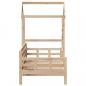 Preview: Tagesbett mit Dach 90x190 cm Massivholz Kiefer