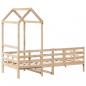Preview: Tagesbett mit Dach 90x190 cm Massivholz Kiefer